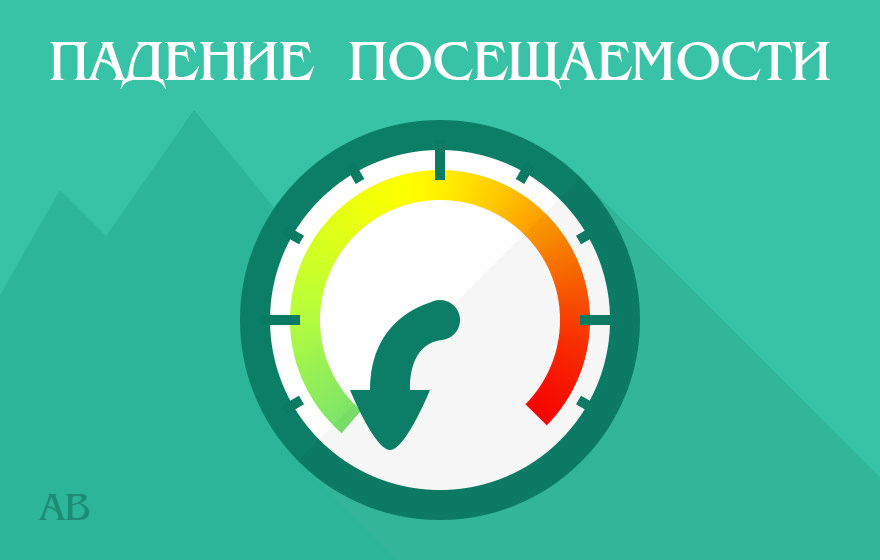 Падение посещаемости